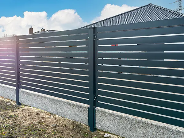 Metal fencing with good airflow
