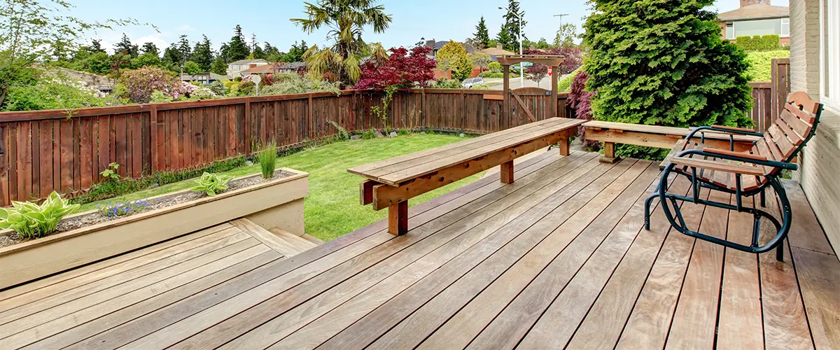A deck built by the best deck building companies in Snohomish