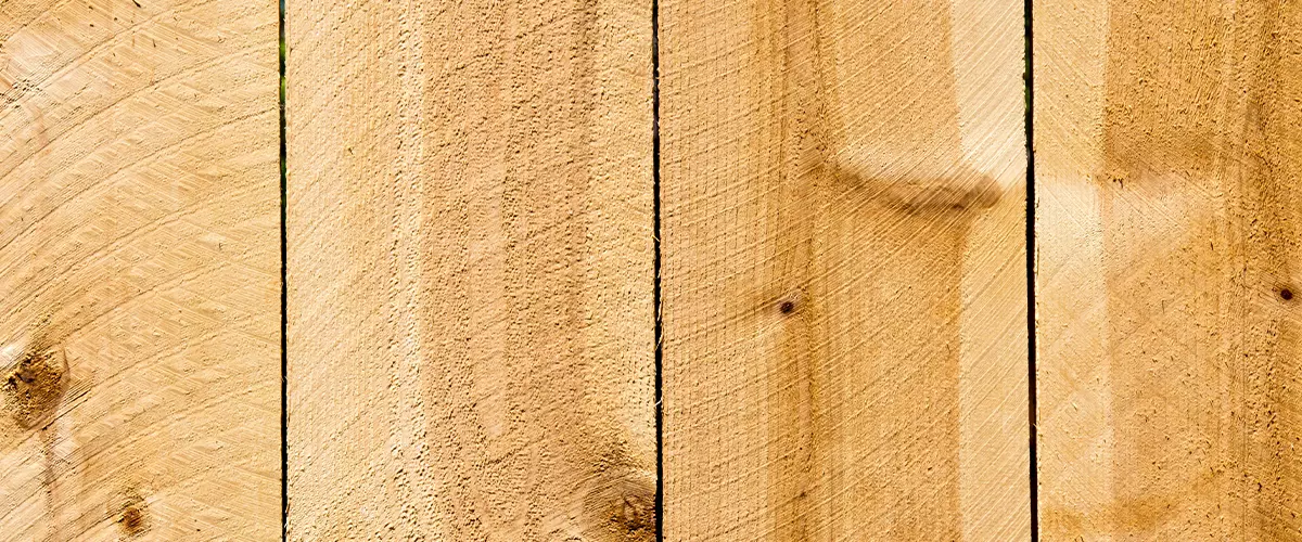 cedar wood fence planks