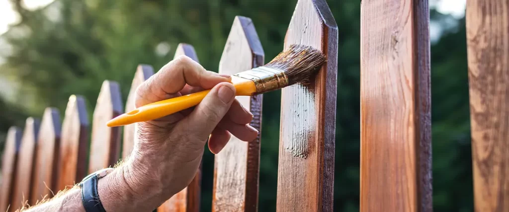 wood fence maintenance