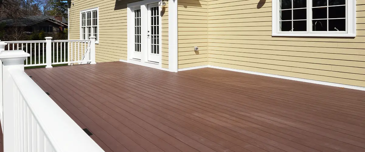 Composite Decking Installed By Burgess Construction In Snohomish Wa