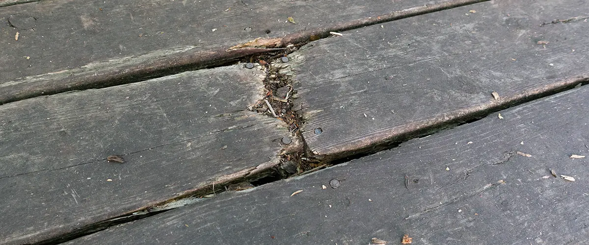 Deck With Cracks